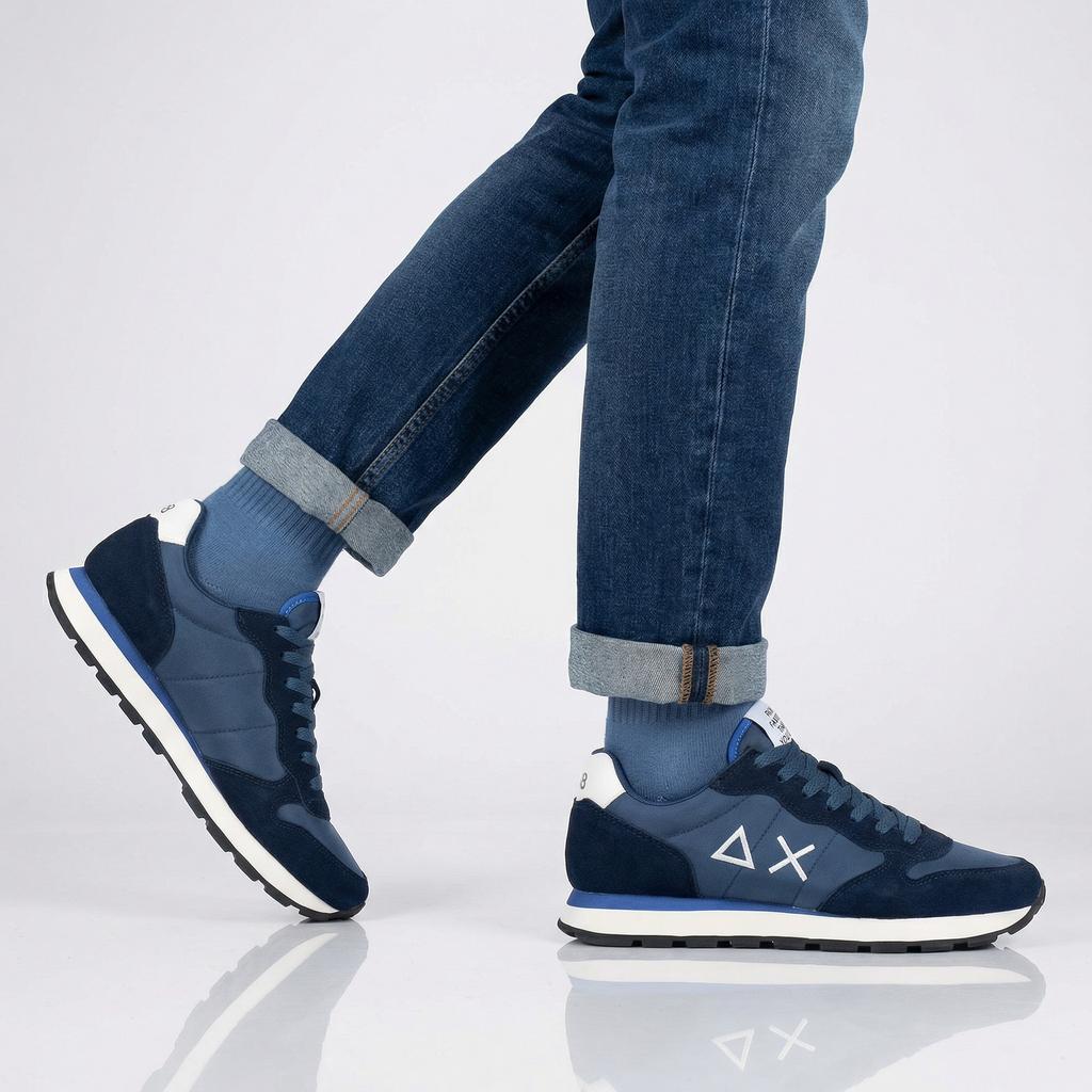 Sun68 Tom Solid - Men's Sneakers Shoes Blue Z36101-07 ORIGINAL