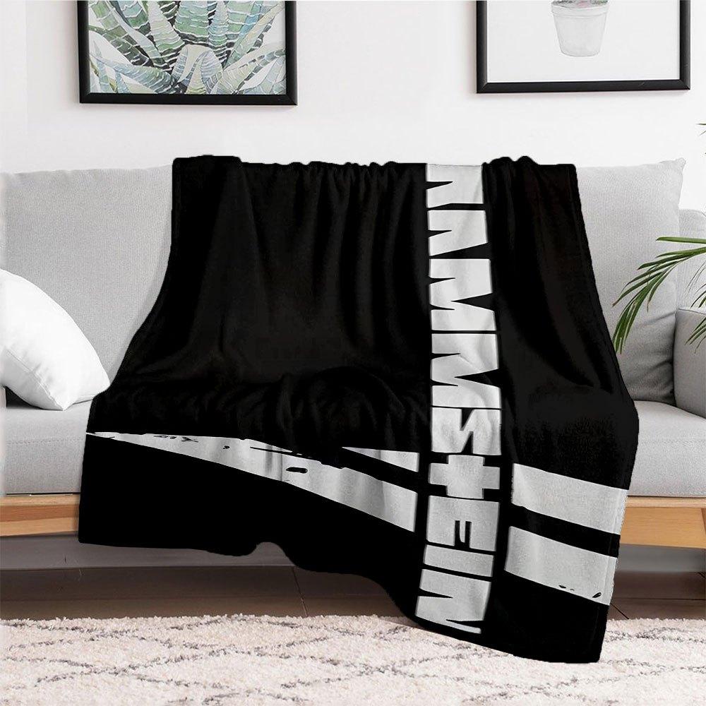 Rammstein - CD + T-Shirt BundleBlanket Flannel Throw Blanket for Sofa, Bed, Travel, Camping, Office, Couch, Chair, And Bed Gift for Christma