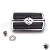 HTTMT MT216-052- Chrome Skull Rear Brake Pedal Cover for Harley Davidson Softail Dyna-Electra Glide