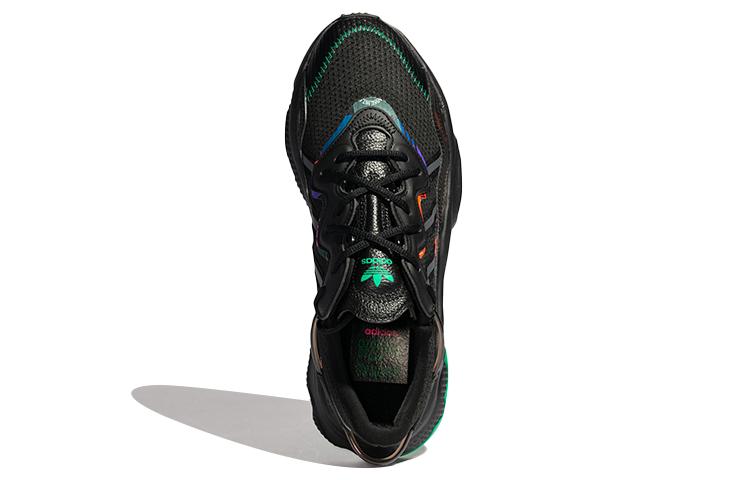 adidas Originals Ozweego Casual Shoes 'Black Green Multi Color' GX2715