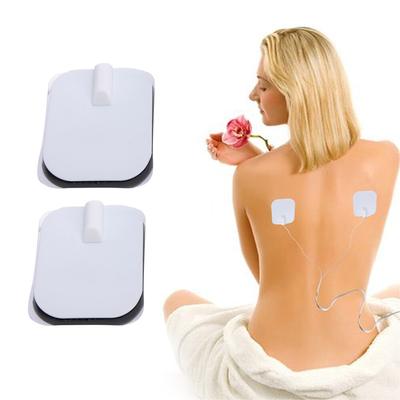 2 teile/los Elektroden für Myostimulator Physiotherapie Therapie Zehn Gerät Pads Muscle Stimulator Patches Adhensive Gel Pad
