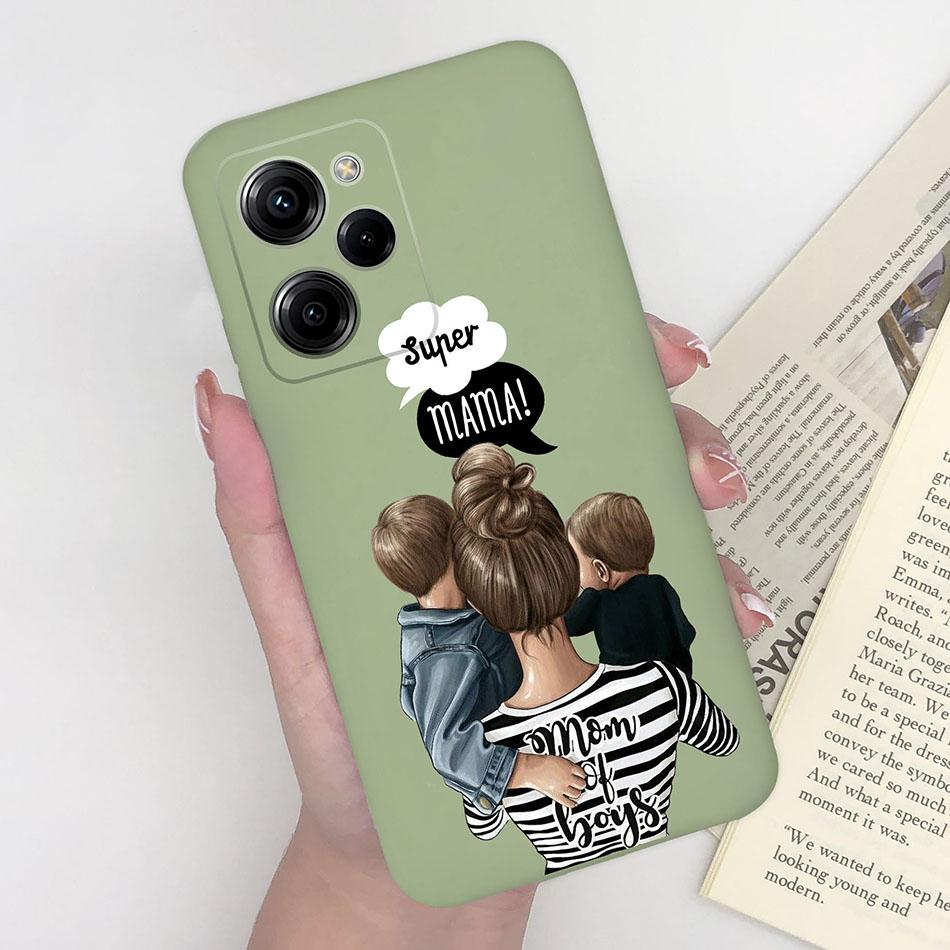 Silicone Case For Xiaomi Poco X5 Pro Pilot Bear Back Cover For POCOX5 X5Pro 5G Poco X 5 Pro Soft Matte Protective Phone Cases