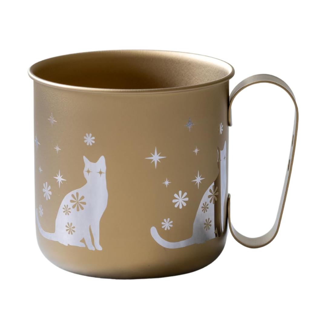 HORIE Pure Titanium Design Animal Kids Mug, Design, Outdoor, Gift, Lightweight, Rust-Resistant (TMA-211A)