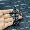 Gothic Dark Series Cross Pendant Charm for DIY Crafts and Accessories