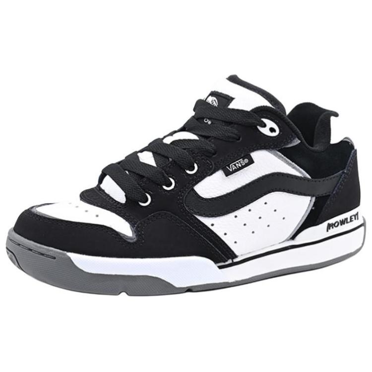 Vans Rowley XLT Comfortable Versatile Durable Low-Top Lifestyle Casual Shoes Unisex Sneaker Black White VN000MYEBZW