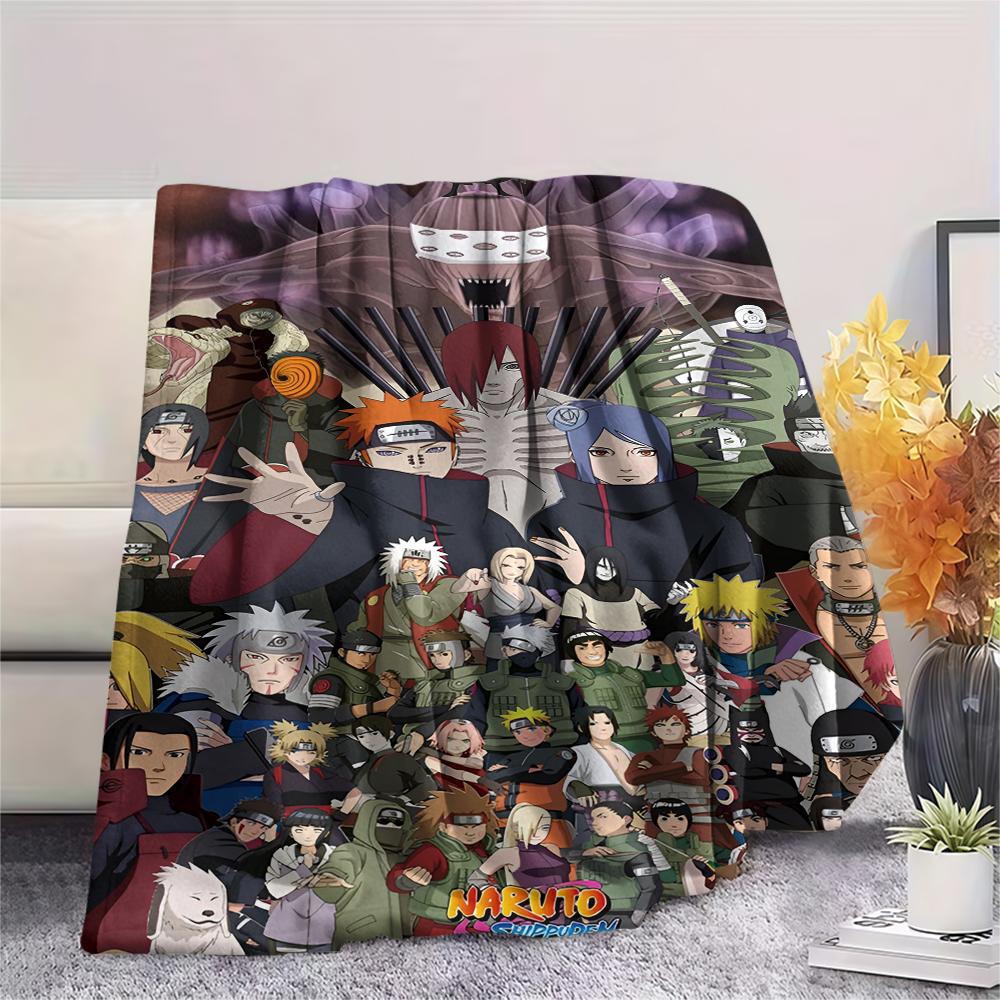 1Pc Cartoon Print Flannel Blanket, High Quality Comfortable for All Seasons, Home Decor, Warmth and Comfort, Perfect for Christmas Birthday Gift