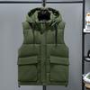 Plus Size Thick Sleeveless Vest Waistcoat Outerwear For Big Men