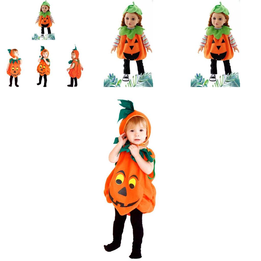 Cozy Comfortable Halloween Pumpkin Suit For Toddlers Children