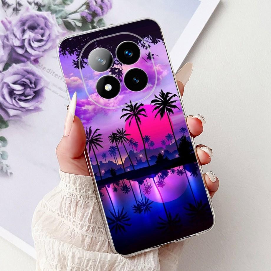 Soft Liquid Silicone Back Cover For Xiaomi Redmi Note 14 Pro Plus Phone Case Marble Gothic Style Bumper For Redmi Note 14 4G 5G