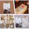 Heart Clothesp, 50 PCS Mini Colorful Clothesp Cute Wooden Clips Small Clothes Pin Photo String Hanging Photo Display with Clips for Home Party