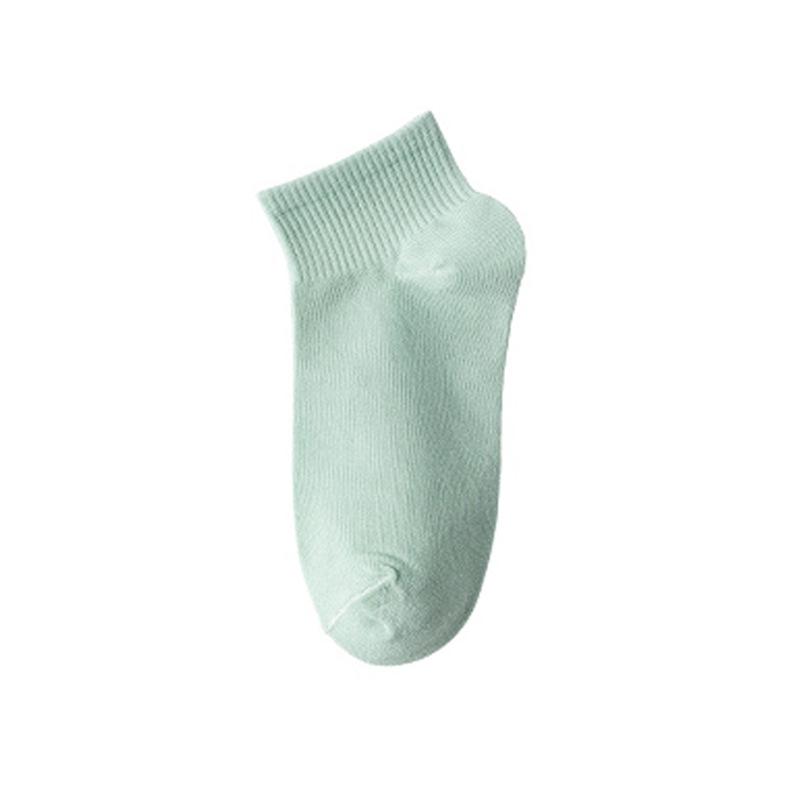 Damen Kurze Socken, Polyester-Baumwolle Flachmündige Bootssocken, Niedlich und Trendy, Dünn für Frühling und Sommer, Mittelwadenhoch für Sommer, Frühling und Herbst