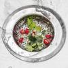 3 Pack 4.45 Inch Diameter Sink Strainer Wide Edge Sink Drain Strainer  Bathroom Sink