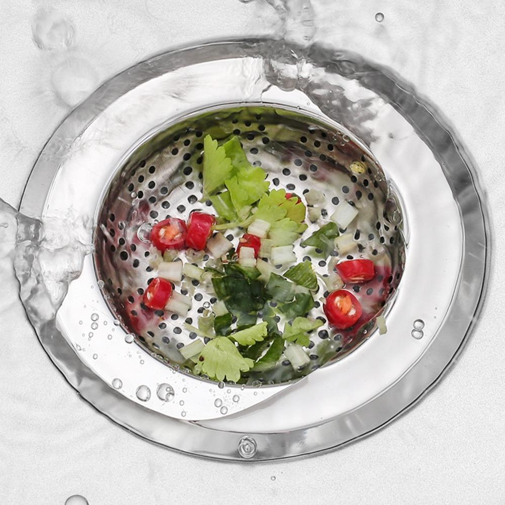 3 Pack 4.45 Inch Diameter Sink Strainer Wide Edge Sink Drain Strainer  Bathroom Sink
