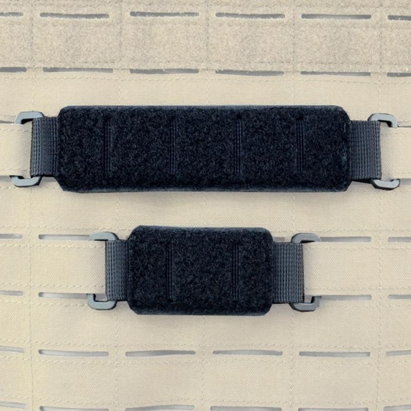 4Pcs Tactically Patches Panel Patches Display Board Identity Patches Badge Pad Adapter for Hunting Vest Backpacks