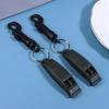 2Pcs Emergency Whistle Safety Survival Whistle Signaling Whistle With Hook For Outdoor Camping Hiking
