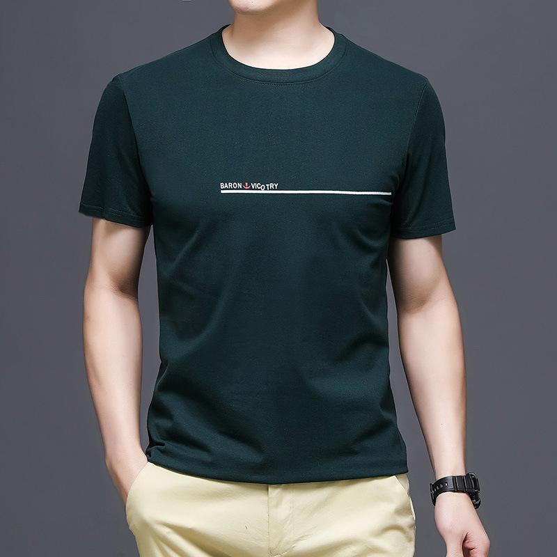 

Новая мужская футболка с короткими рукавами, пуловер с круглым вырезом, летняя футболка с короткими рукавами, модная футболка, мужская одежда XXXXL