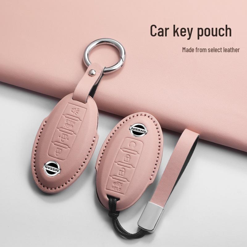 Compatible Nissan Key Case for Sylphy, Qashqai, Teana, X-Trail, Tiida, Murano, Kicks (14th Gen)