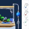 Removable Fish Tank Gravel Filter 1.9M Fish Tank Water Changer Siphon Water Pump Cleaner  Fish Tank