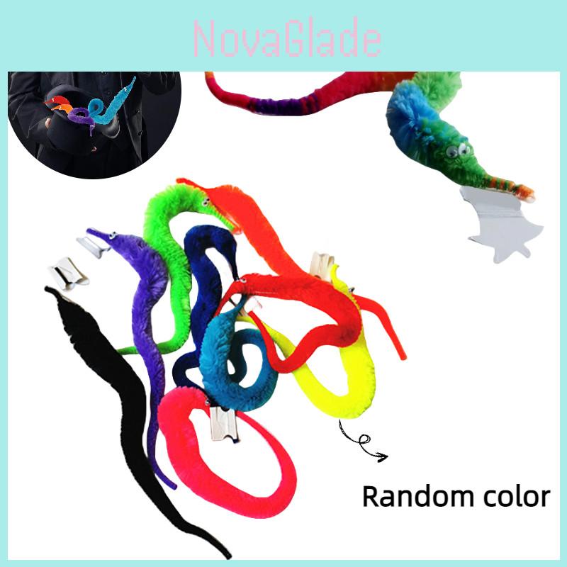 Maginis kirmėlė Twisty Smagus ir unikalus pliušinis žaislas išdaigininkams, magijos entuziastams 22,5 cm