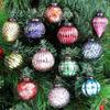 12 Retro Vintage Unique Large Christmas Ornaments Multi Glass Christmas Balls for Christmas Tree, Halloween, New Year, Valentine Day