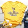 Stampa Mamma Chihuahua T-shirt da Donna Estate Nuova Moda T-shirt Divertente Design Cane Bella Ragazza T-shirt Tee Shirt Femme