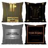 T-Tom F-Ford Trendy Brand Cushion Cover Pattern Printed Pillowcase for Living Room Sofa Cushion Cover & Bedroom Decor