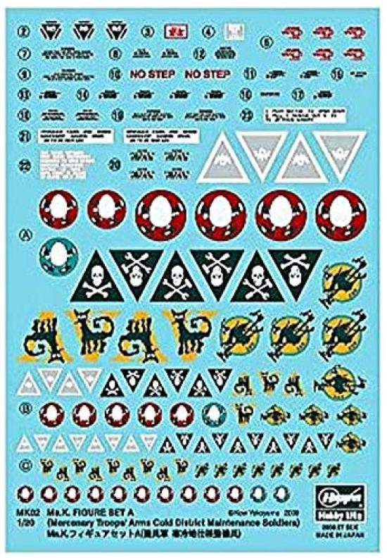 Hasegawa Maschinen Krieger Figure Set Scale Plastic Model MK02 Ma.K. 1/20