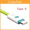 Cabo USB 3.1 Tipo C USB-C de Qualidade Premium com Luz LED para Sincronização de Dados e Carregamento Rápido para Telefones Android