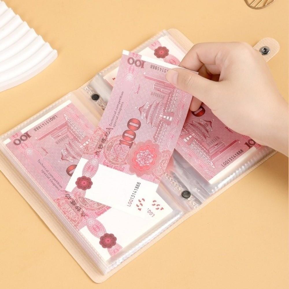 PU 100 Envelopes Money Saving Challeng Waterproof Savings Challenges Sheets Budget Money Notebook