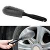 Car Wheel Brush Tire Cleaning Brush Tool Car Rim Scrubber Cleaner Duster Handle Motorcycle Truck Wheel Car Grooming Brush