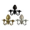Wall Candlestick Holder Wall Art Metal Candleholder for Bedroom Bar Home