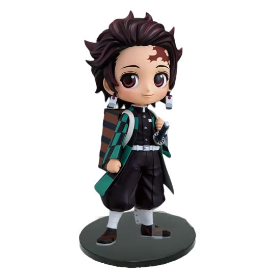 Anime 15Cm Demon Slayer Figure Nezuko Tanjirou Zenitsu Inosuke Kyoujurou Giyuu Kawaii Qposket Pvc Model Toys Children Gift