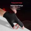 Billiard 3-Finger Fingerless Gloves: Thin, Breathable, Sweat-Wicking, Anti-Slip Snooker Pool Gloves, Single Full-Finger Pack.