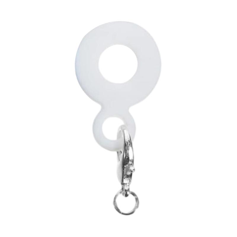 Hanging Straw Charm Silicone Cup Pendant Keychain Accessory Reusable Drinkware Charm Silicone Texture for Beverage