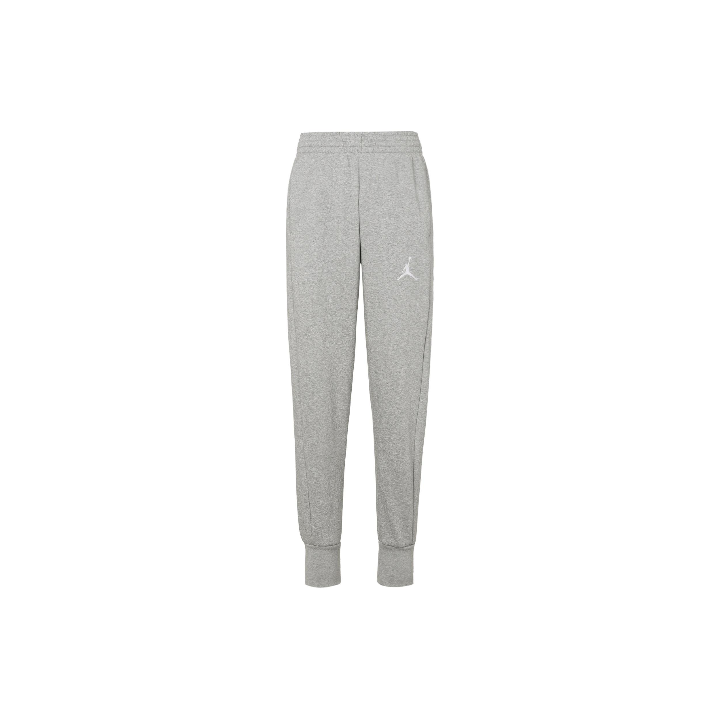 Men s Air Jordan Flight Fleece Embroidered Logo Fleece Lined Bundle Feet Sports Pants/Trousers/Joggers Gray AH3933-064 XXL