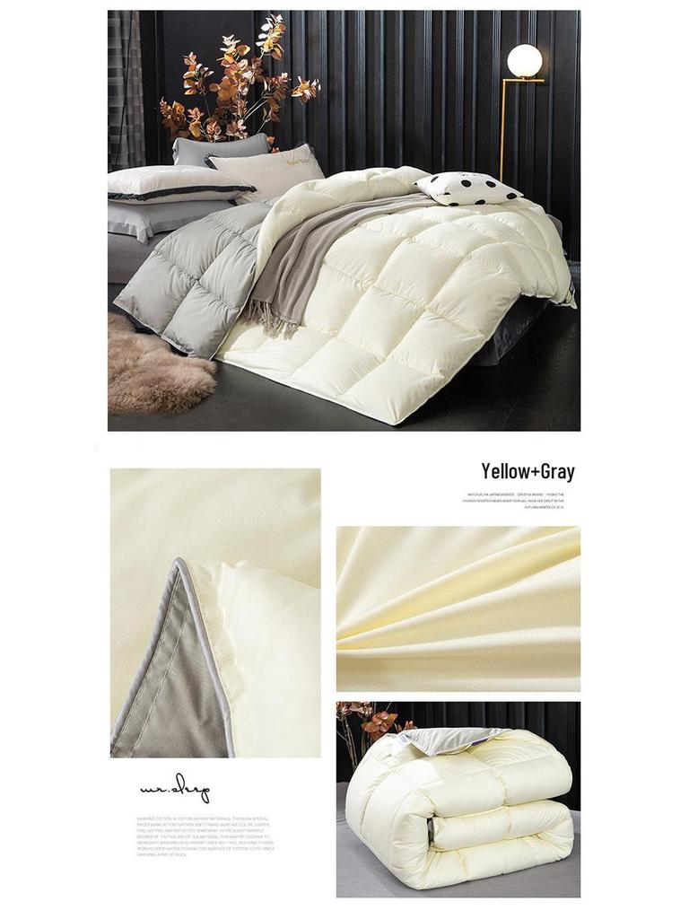 Five-Star Hotel Quality Down Alternative Quilt, Thickened Winter/Spring/Autumn Quilt, 8/10 Jin Warm Cotton Core, Perfect Gift Idea.