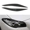 Auto Styling Carbon Fiber Car Outside Headlights Eyebrows Eyelids for BMW F10 5