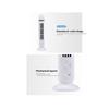 Ventilatore a Torre LED 2 Velocità Stand Ventilatore a Torre Elettrico Portatile da Pavimento per Soggiorno Camera da Letto Bianco