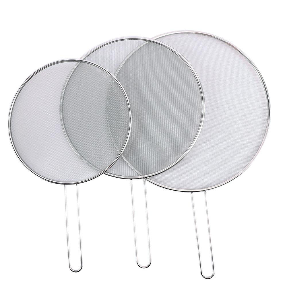 25/29/33cm Scald Net Cooking Tool Frying Cover Splatter Screen Oil Proofing Lid Spill Proof Pan