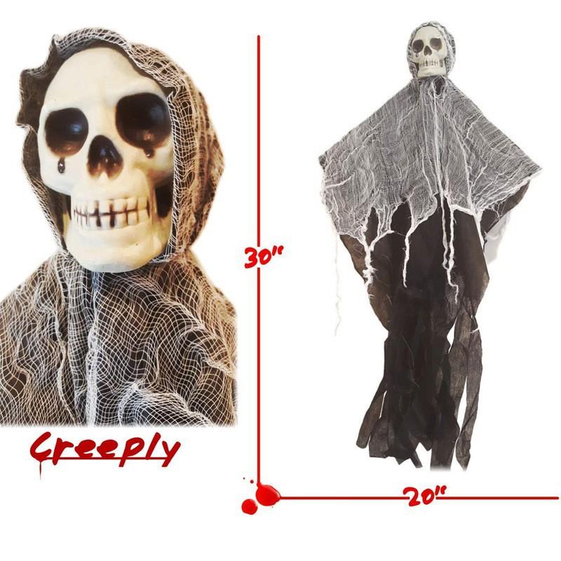 

Horror Schedel Hanger Variabele Vorm Halloween Prop Party Outdoor Spookhuis Bar Decoration