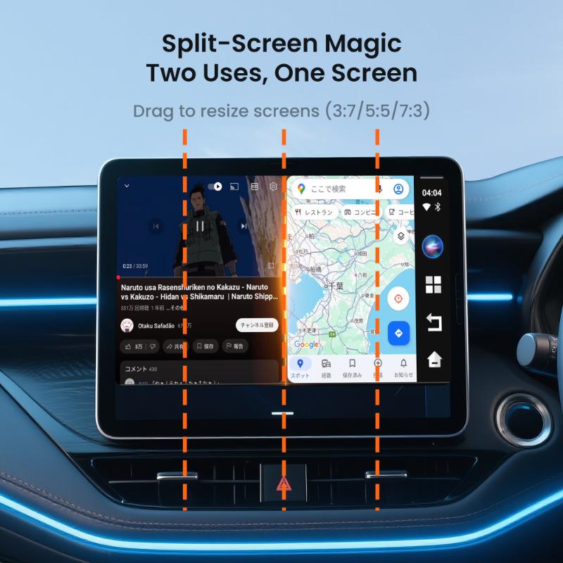 Wireless CarPlay Box, Wired Connection to Car Module Adapter, Car-to-phone Connectivity Android AI Box