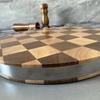 Wenge & Rubber Wood Chessboard Cutting Board