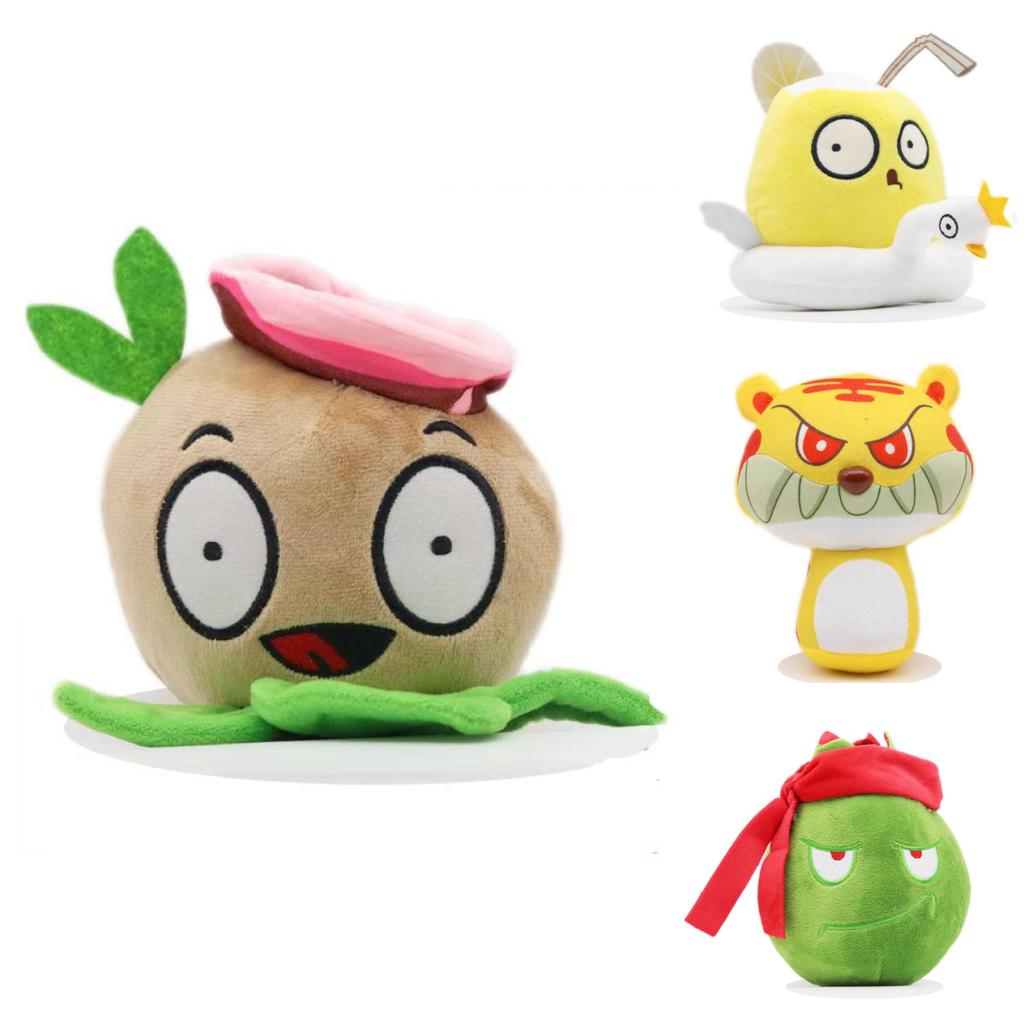 Plants Vs Zombies Plush Toy Set With Pp Cotton Filling For Kids Birthday Gift