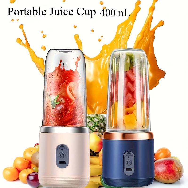 Portable Rechargeable Juicing Cup with Built-in Battery, Multi-Functional Mini Blender for Home and Travel