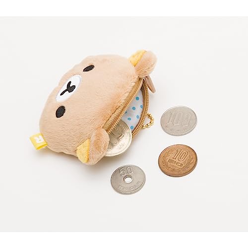San-X Rilakkuma Mini Mini Plush Coin Case Rilakkuma CK69201 H8.5 x W6 x D3cm