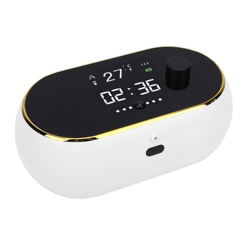 Dispensador de Jabón Espumoso Automático de Pared con Pantalla Digital Recargable Táctil para Baño