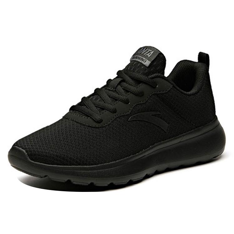 New Anta Running Collection Cushioning Anti-Slip Wear-Resistant Breathability Low-Top Running Shoes Women's Black 92915526-6