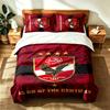 Al ahly (1) 3pc set suitable for master bedrooms soft and comfortable an ideal gift for family and friends Includes one duvet cover and two pillowcase