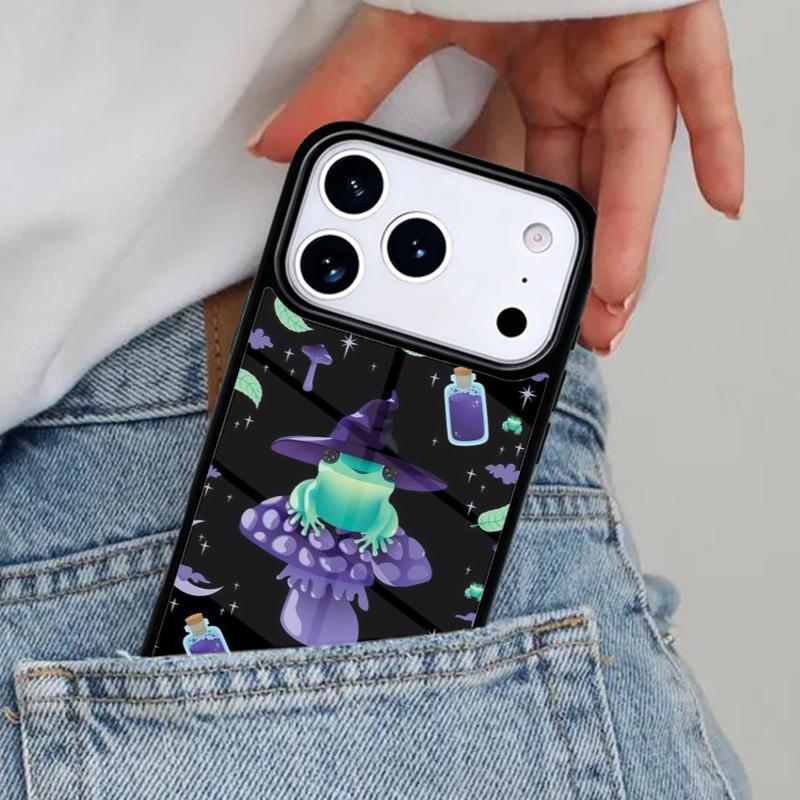 Witch Frog Phone Case for iPhone 17ProMax 12 13 14 15 16e 17 Pro Max Plus Air Cover