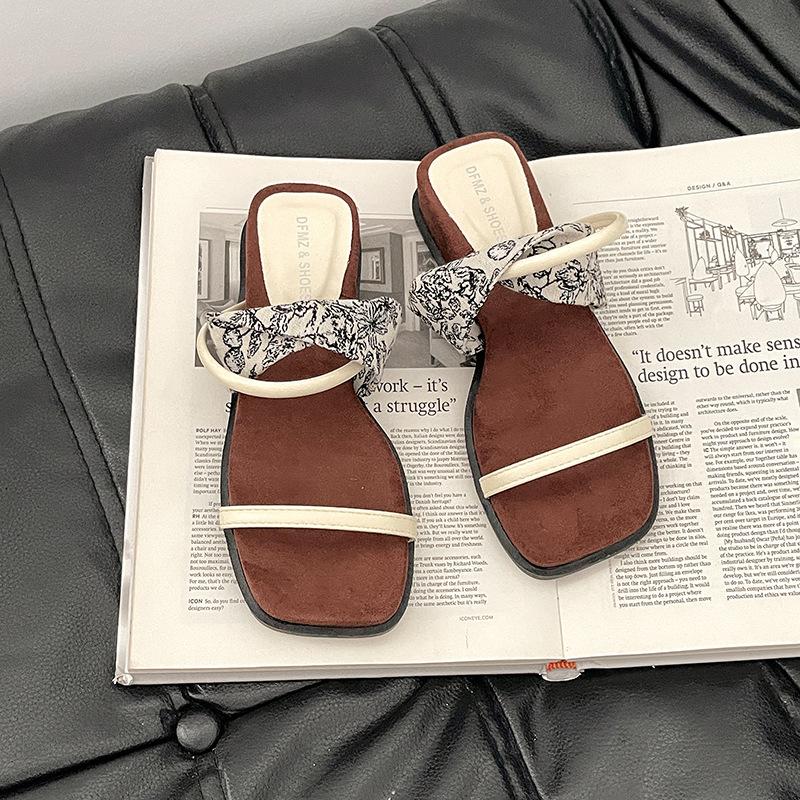 

Fashion Fashion Retro Woman Shoes 2025 Summer New Women s Round Thick Bottom Slippers Simple Versatile Women Beach Shoe Zapatos De Mujer 40 бежевый